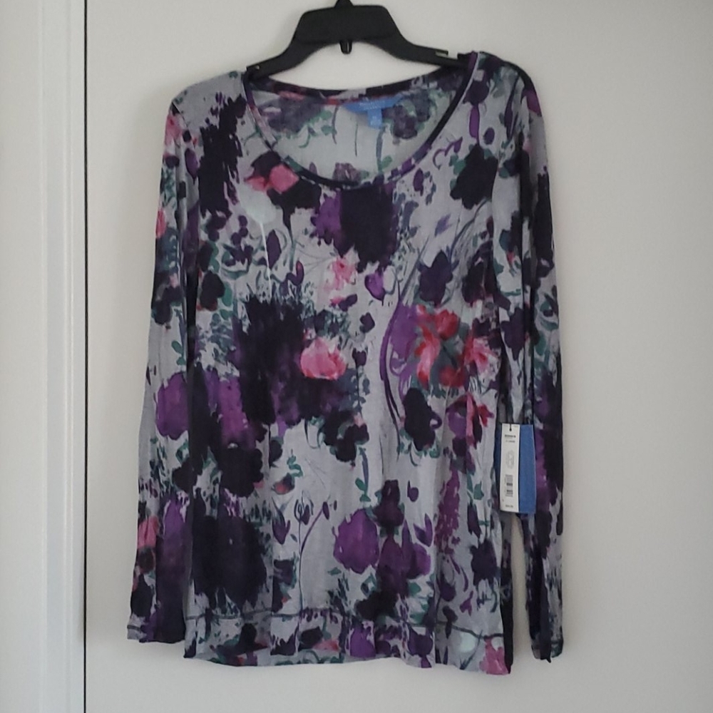 NWT Simply Vera Wang long sleeve shirt